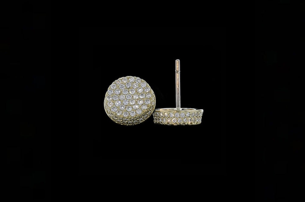 Button Pave Yellow