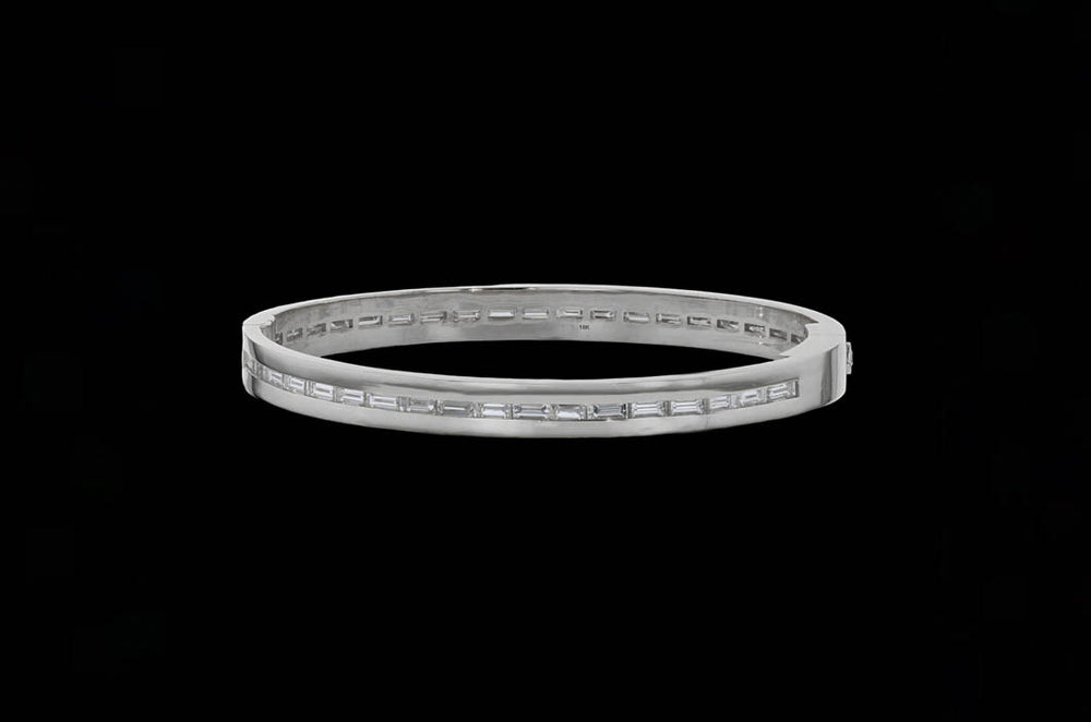 Bangle Baguette Rose