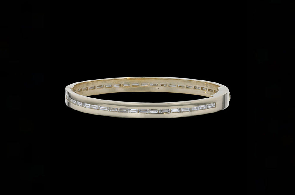 Bangle Baguette Rose