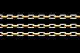Cloud Link Bracelet White Diamond Gold