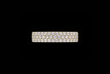 3 Row Eternity Band