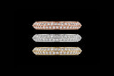 Knife Edge Diamond Band