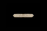 Knife Edge Diamond Band