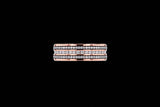 Princess Linear Brilliant Black & Rose