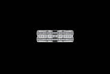 Princess Linear Brilliant Black & Rose