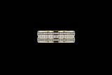 Princess Linear Brilliant Black & Rose