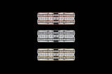 Princess Linear Brilliant Black & Rose