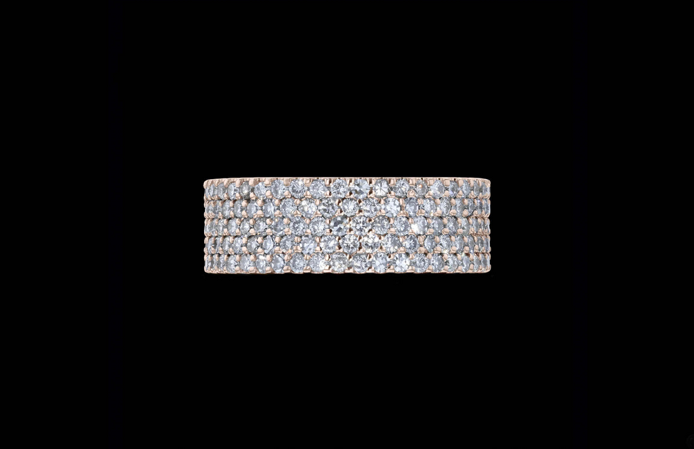 5 Row Eternity Band