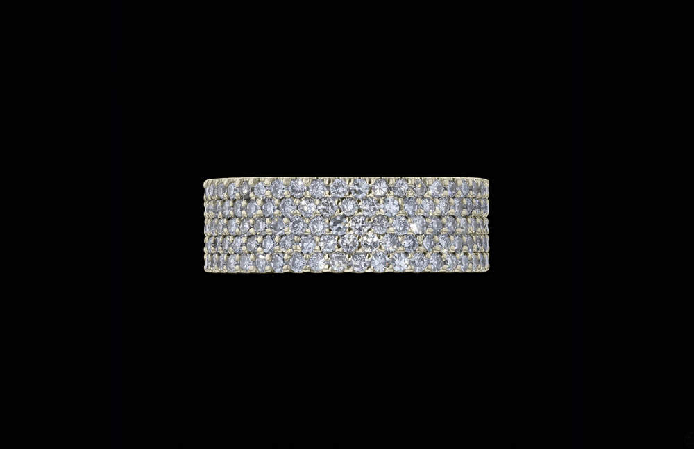 5 Row Eternity Band