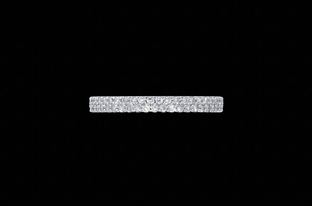 2 Row Eternity Band