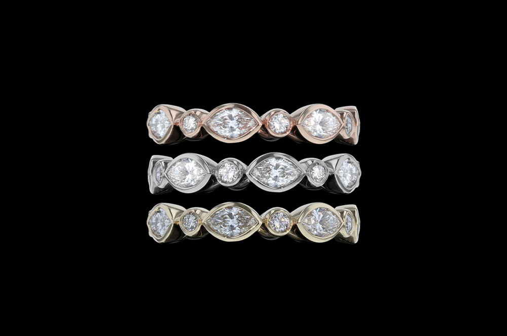 Marquise & Round Eternity