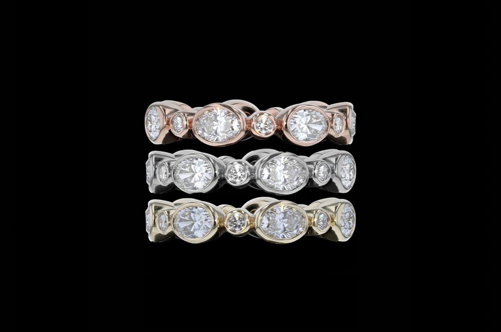Oval & Round Eternity