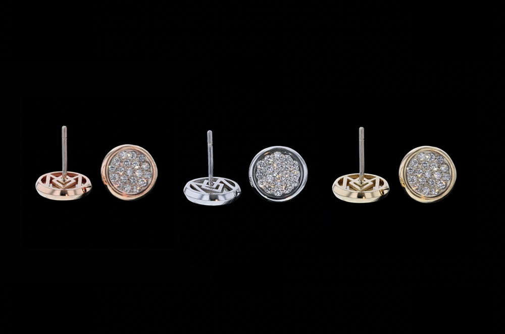 Ear Cloud Stud Large