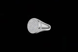 Signet Oval Pave Frame