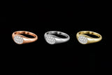 Slim Signet Pave