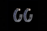 Hoops Black 3 Row