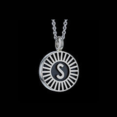 Custom S Spiral Pendant Schwartz